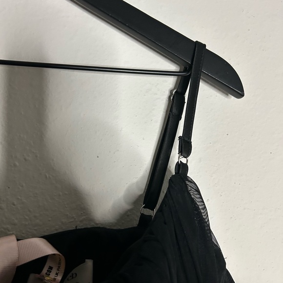 House of CB Freyja Black Gathered Corset Dress S Plus - Picture 13 of 16